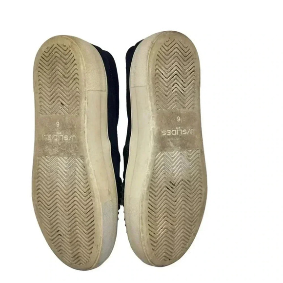 J Slide Shoes‎ J/Slides Aztec Navy Blue Platform Leather Slip-On Sneakers Size 6 - Picture 10 of 10